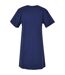 Robe T-shirt Femme Bleu Marine Clair Build Your Brand-2
