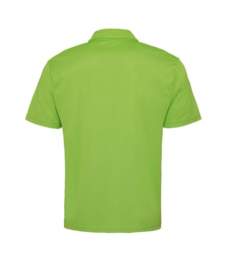 AWDis Just Cool Mens Plain Sports Polo Shirt (Lime Green) - UTRW691