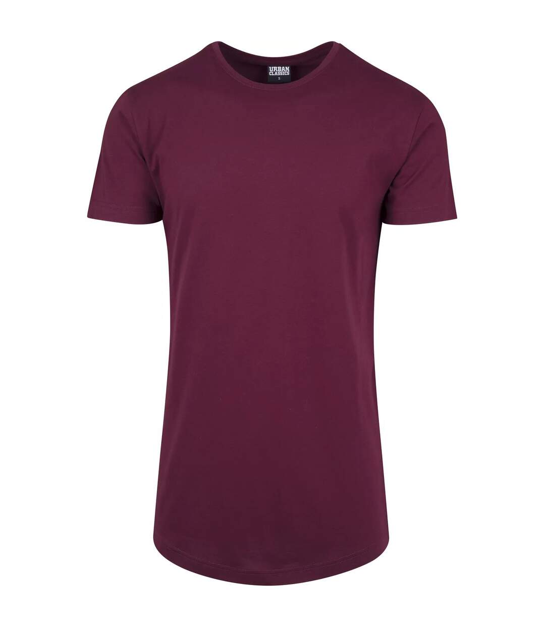 T-shirt Motif/style Façonné Homme Bordeaux Sombre Urban Classics-1