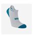 Hilly Mens Active Socklets (Pack of 2) (White/Black/Peacock) - UTCS1736