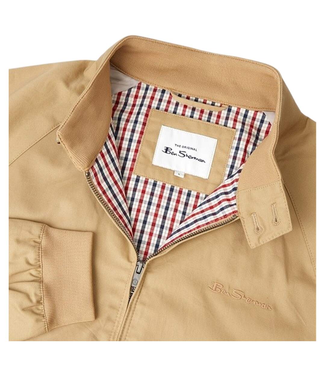 Veste Motif/style Signature Harrington Homme Sable Ben Sherman-3