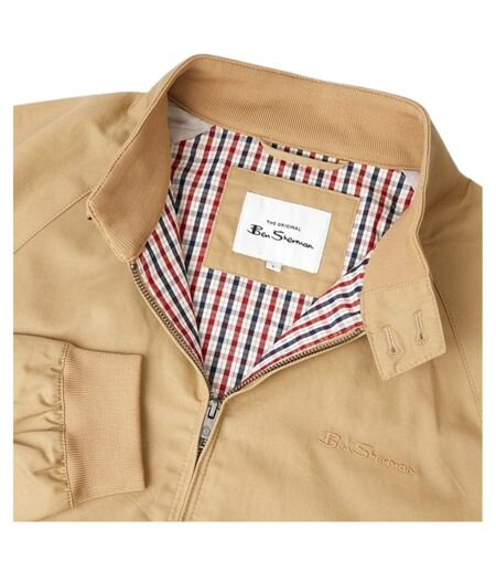 Veste Motif/style Signature Harrington Homme Sable Ben Sherman