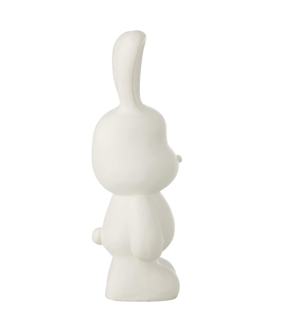 Statue Lapin en Résine Eddy 59cm Blanc-2