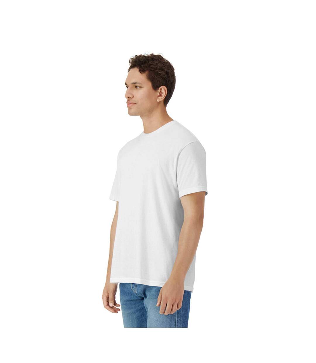 Unisex Adult Cotton Lightweight T-shirt White Gildan-1
