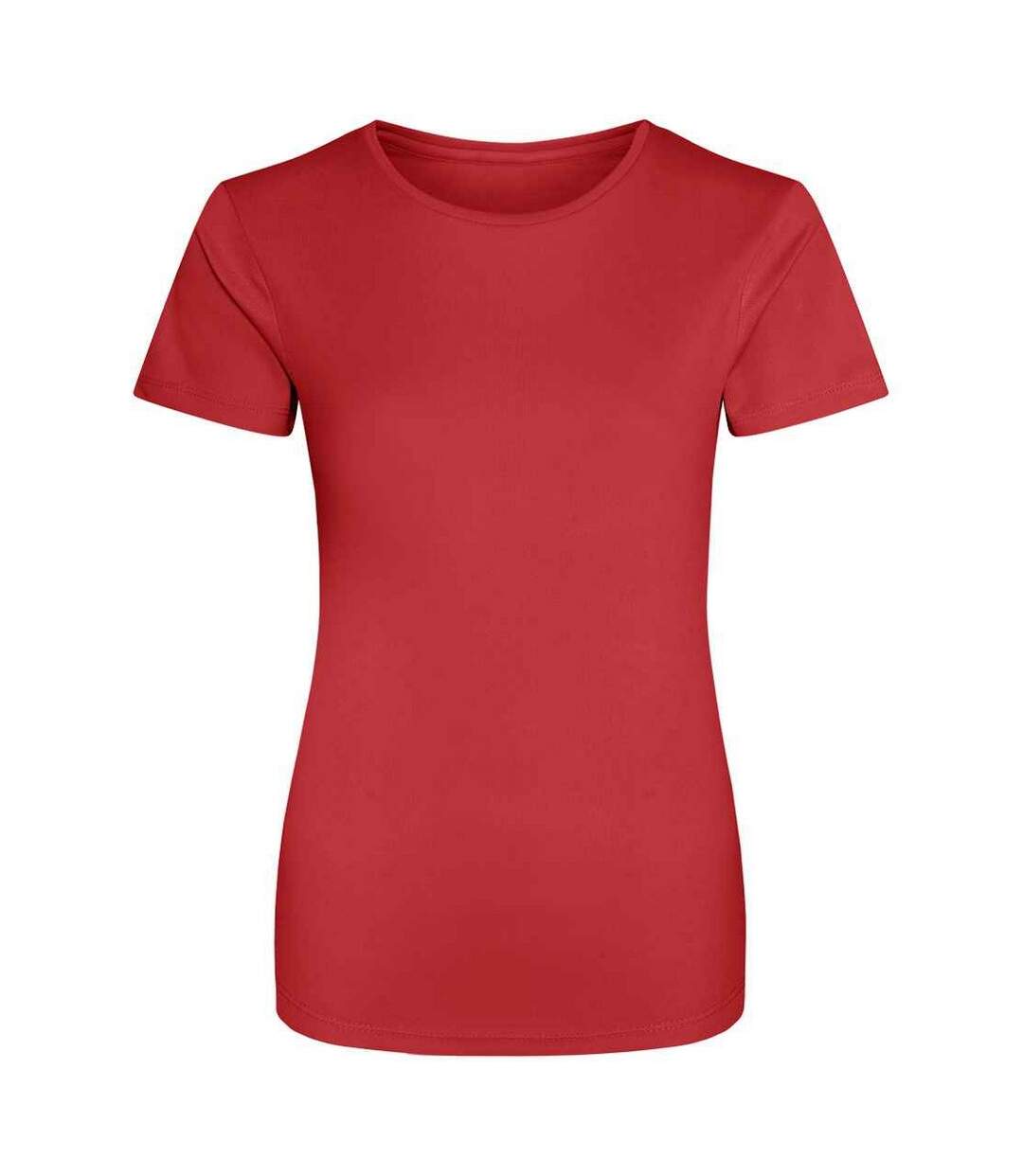 T-shirt de sport femme rouge feu AWDis