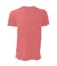 Canvas t-shirt jersey hommes rouge chiné Bella + Canvas