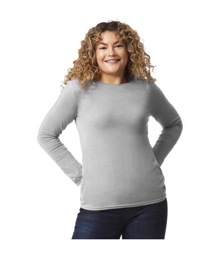 Unisex Adult Softstyle Long-sleeved T-shirt Sport Grey Gildan
