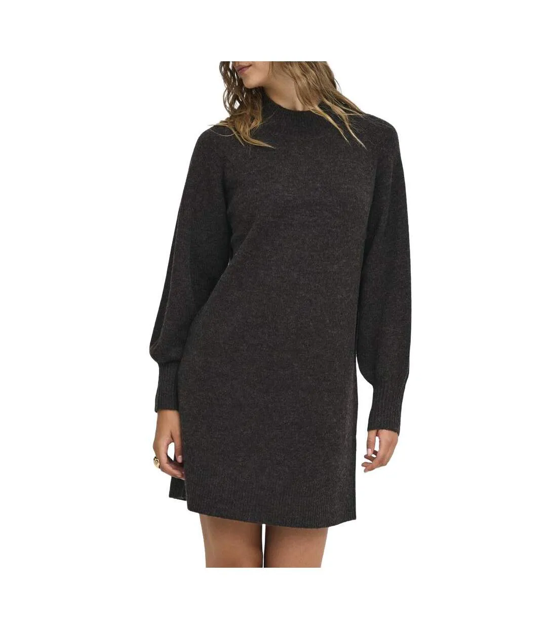 Robe marron femme only olivia-1