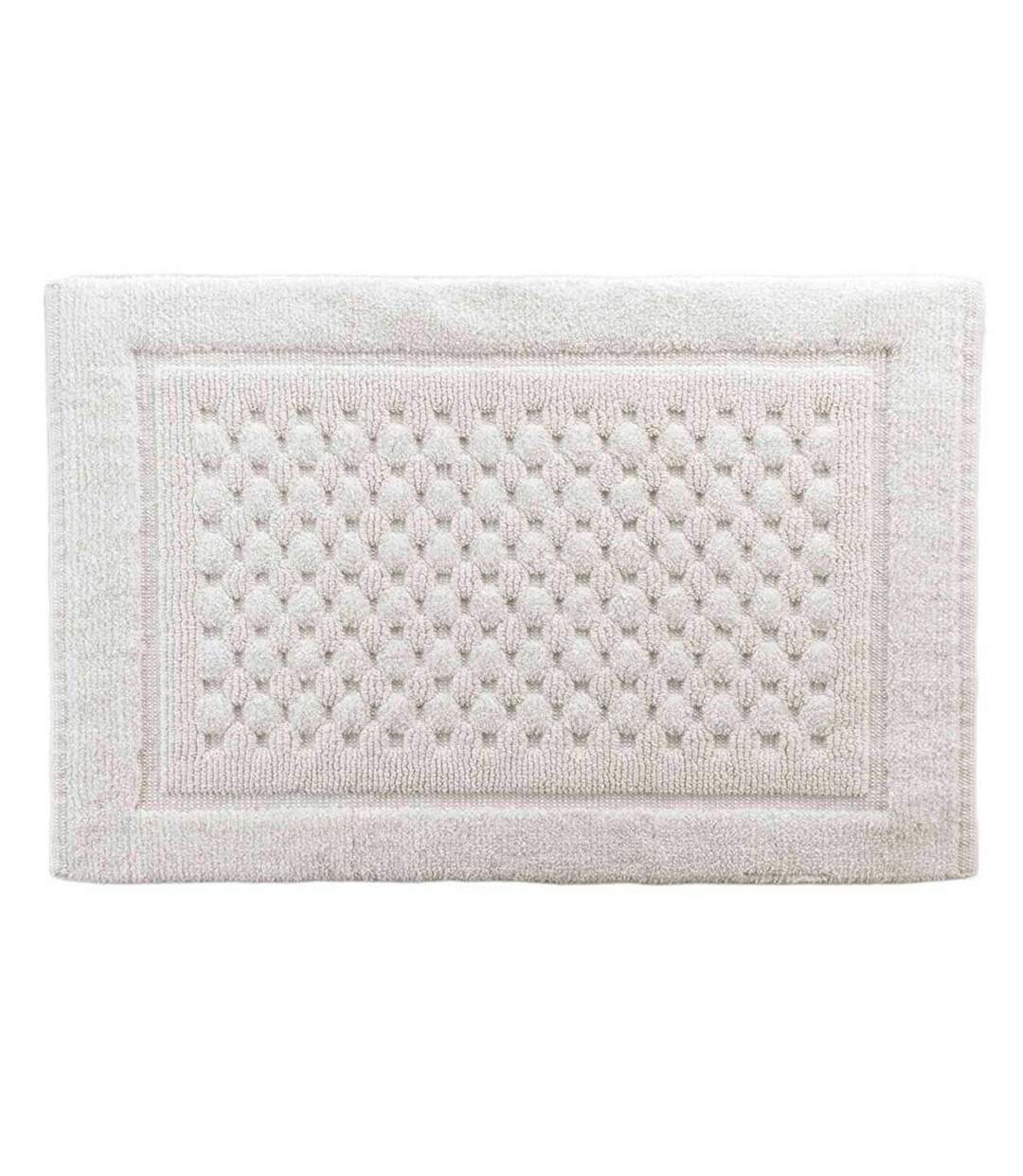 Tapis de Bain Jacquard Damaris 50x80cm Blanc-1