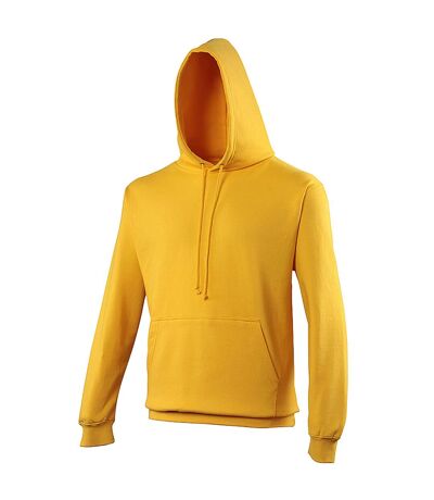 Sweat à capuche college adulte jaune foncé Awdis