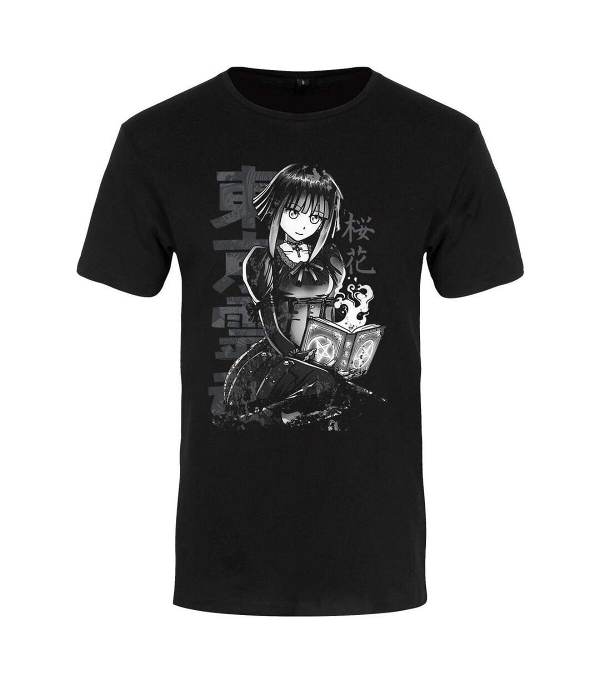 Tokyo Spirit Mens Oka Monochrome T-Shirt (Black) - UTGR4118