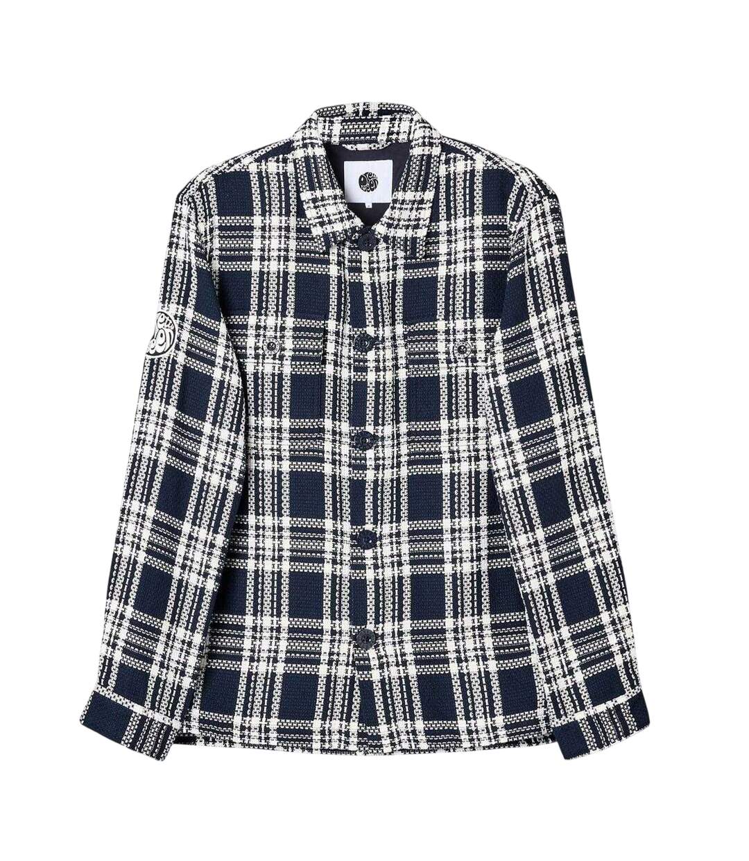 Mens Overshirt Navy Pretty Green-1