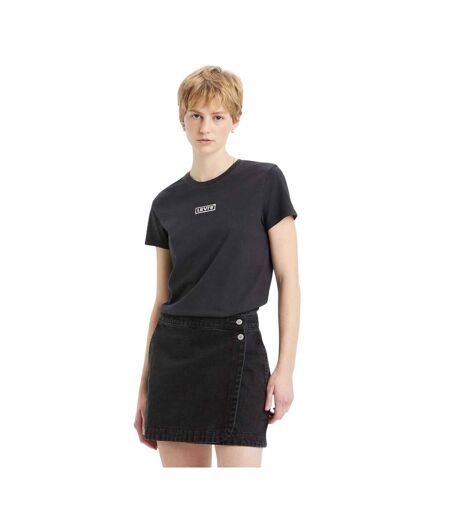 Womens/ladies The Perfect T-shirt Black Levis