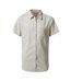 Womens/ladies Plain Short-sleeved Shirt Sea Salt Craghoppers-2