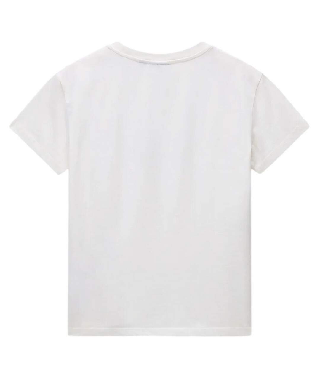 T-shirt Motif/style Logo Rectangulaire Femme Blanc Napapijri-2