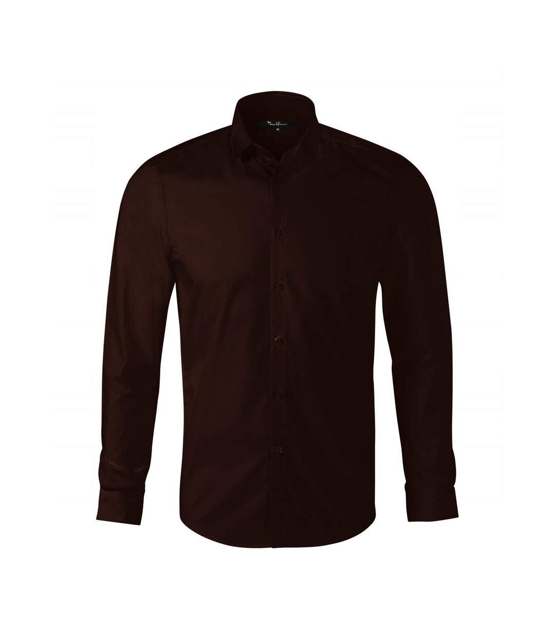 Chemise Motif/style Uni Dynamic Homme Marron Malfini-1