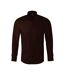 Chemise Motif/style Uni Dynamic Homme Marron Malfini-1