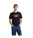 Mens Embroidered Logo Cotton T-shirt Blue Tommy Hilfiger-4