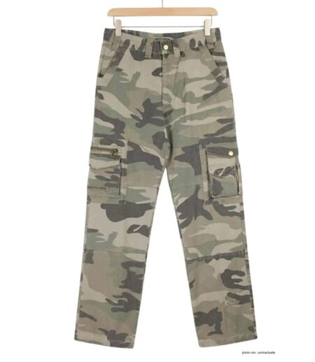 MAYFLOWER SE9020C - Pantalon cargo camouflage 100% coton : robustesse et style baroudeur
