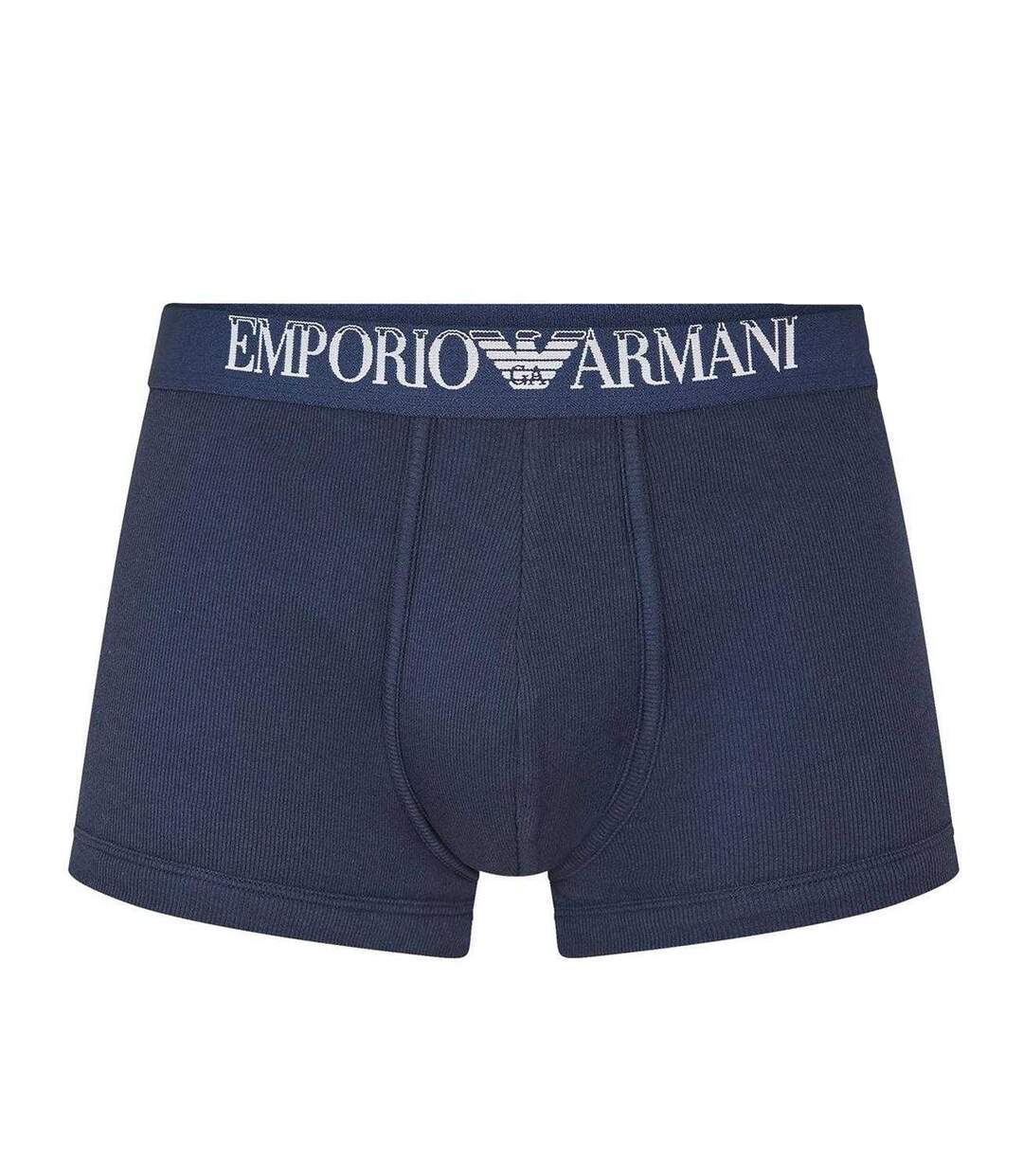 Boxer Homme Bleu Marine Blanc Emporio Armani-1