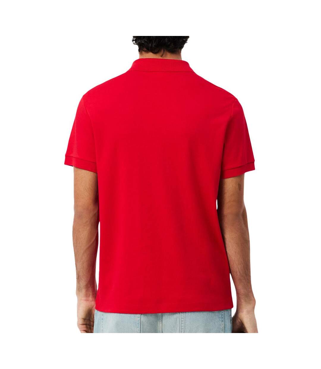 Polo rouge homme lacoste 3d3-2