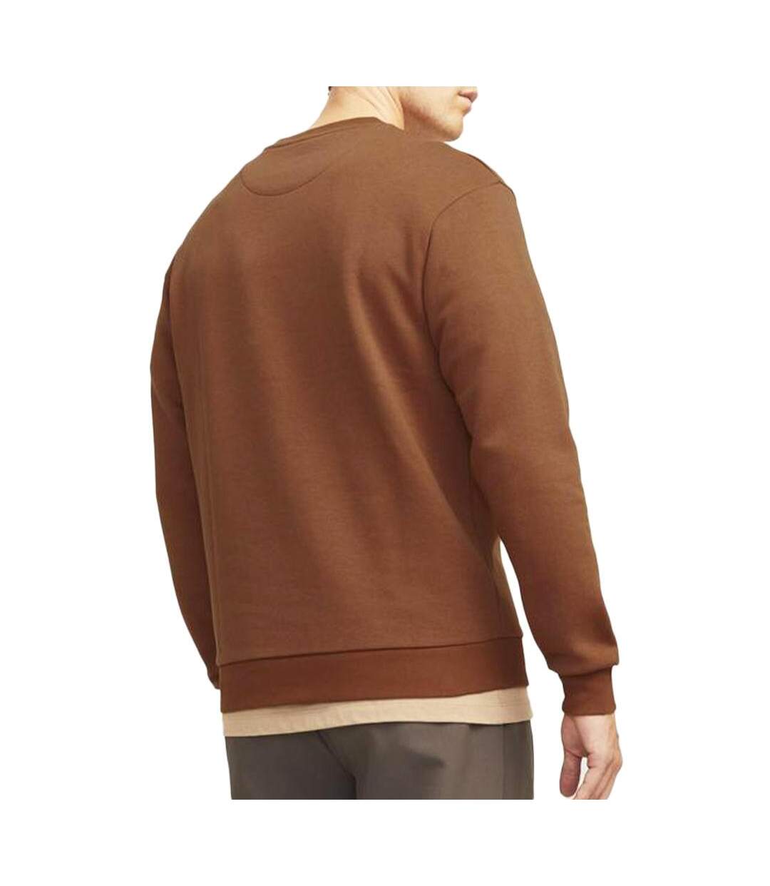 Sweat Uni Marron Homme Jack & Jones Bradley - L-2