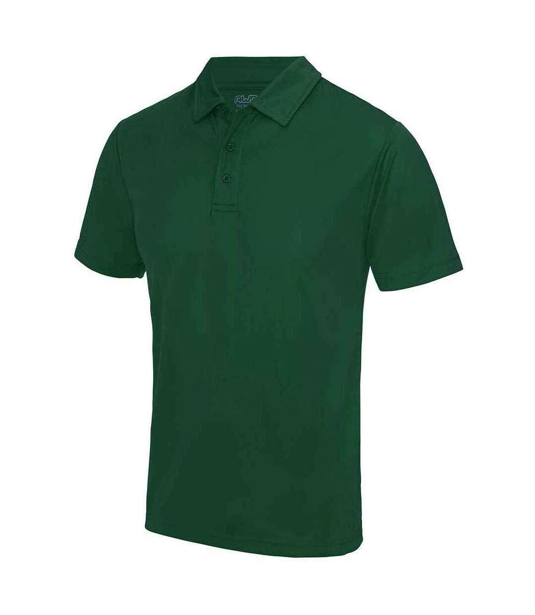 Polo homme vert bouteille AWDis Cool-1