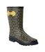 Bottes De Pluie Orla Kiely Femme Olive Regatta-1