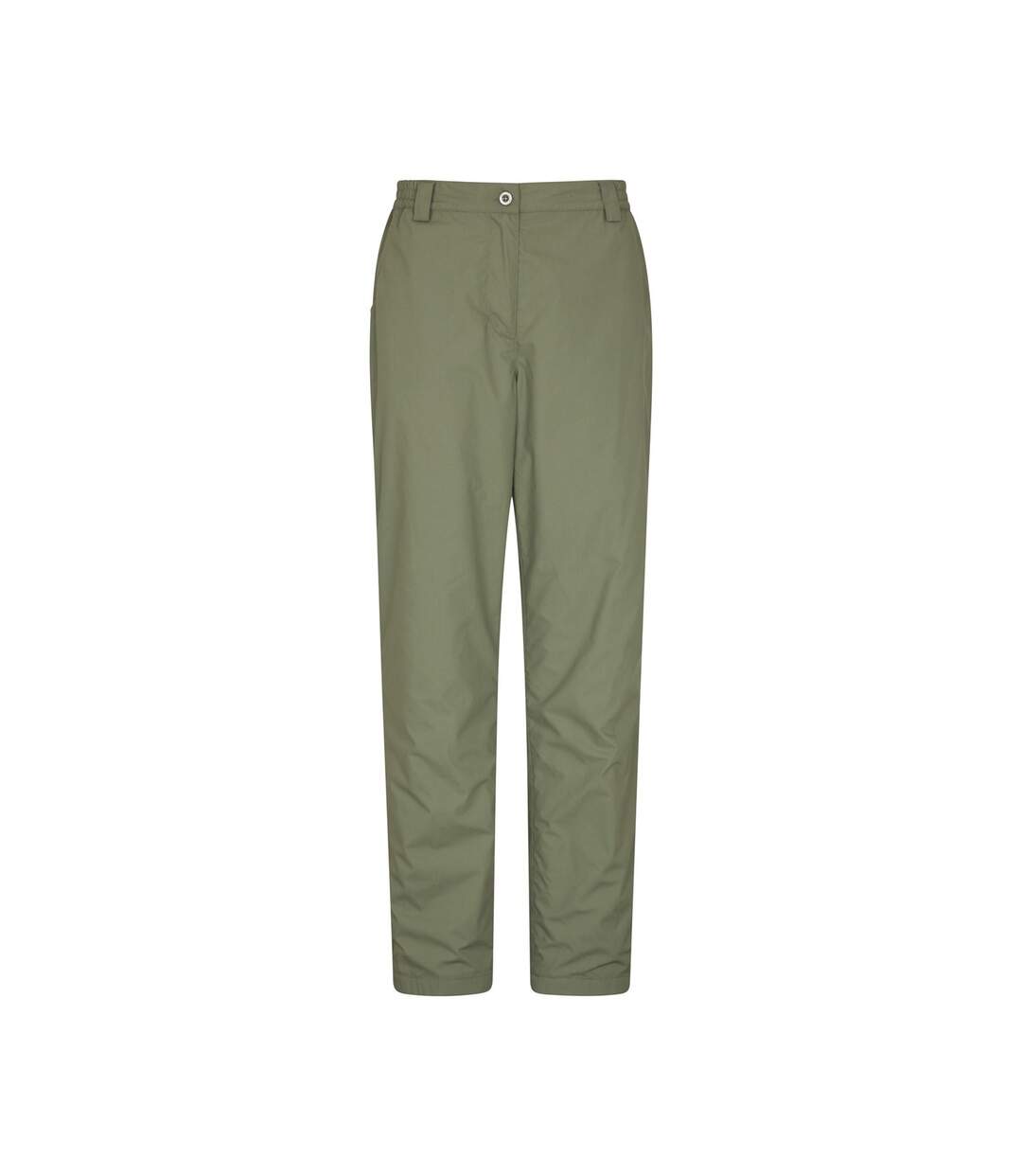 Womens/ladies Trek Ii Regular Winter Trousers Khaki Mountain Warehouse-1