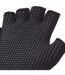 FLOSO Unisex Fingerless Magic Gloves With Grip (Black) - UTGL391