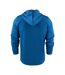 Mens Layback Hoodie Blue Printer RED-2