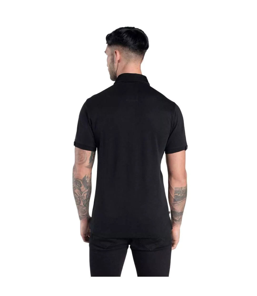 Polo Style Uni Homme Noir Luke 1977-2