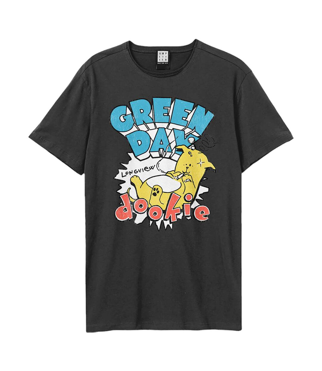T-shirt Dookie Longview Adulte Charbon Amplified-1