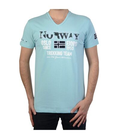 T-Shirt Geographical Norway Jopervik SS Men 100 Skyblue