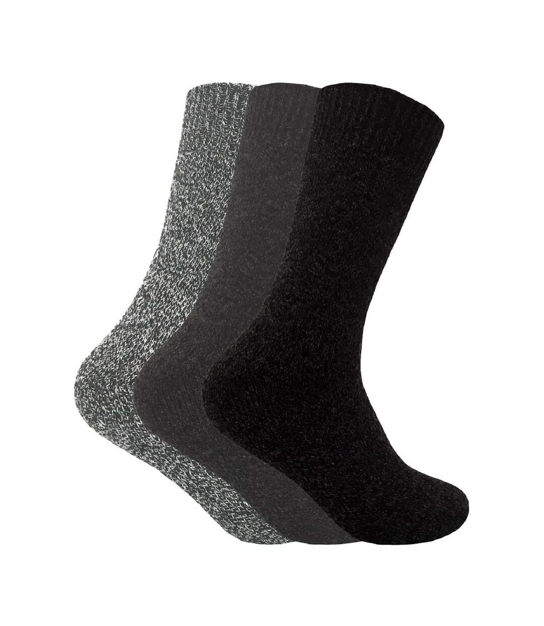 3 Paires Chaussettes de Randonnée Homme Thermiques-1