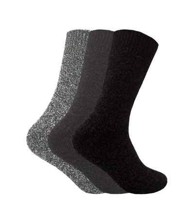 3 Paires Chaussettes de Randonnée Homme Thermiques