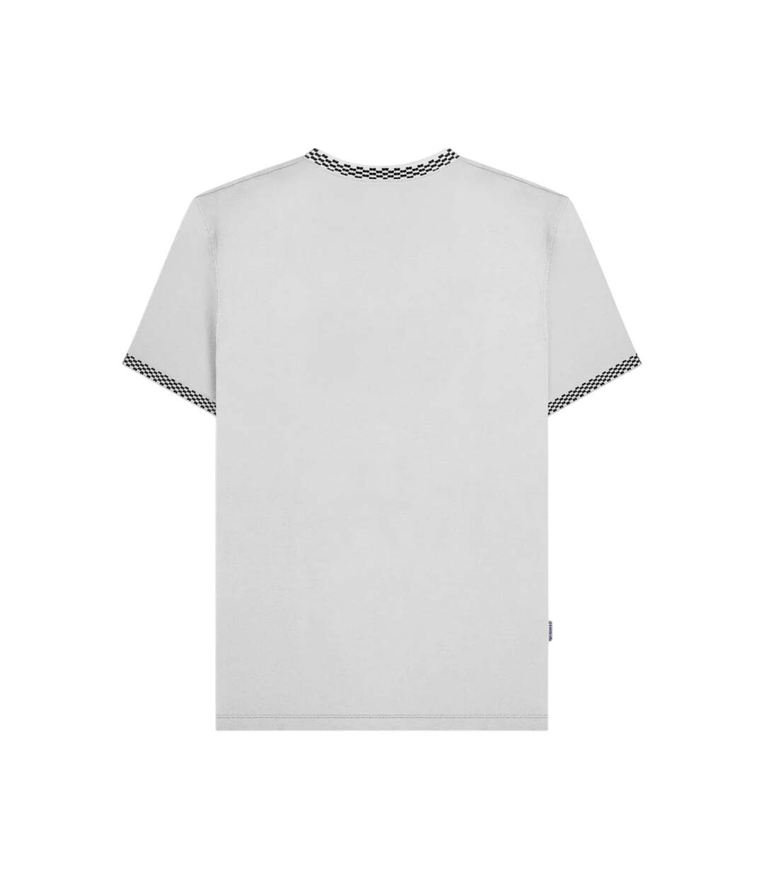 T-shirt Motif/style Deux Tons Homme Blanc Lambretta-3