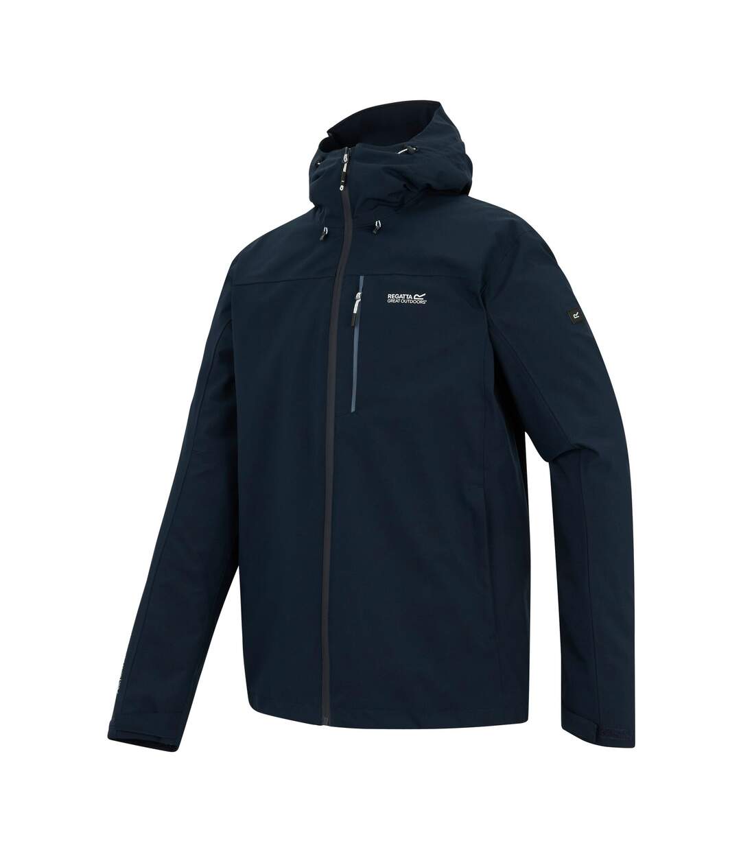 Mens Birchdale Ii Waterproof Jacket Wood Brown Black Regatta-4