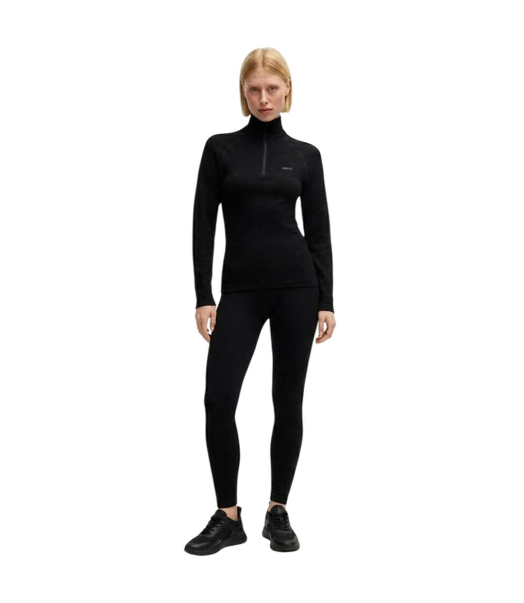 Haut Manches Raglan Femme Noir Boss-1