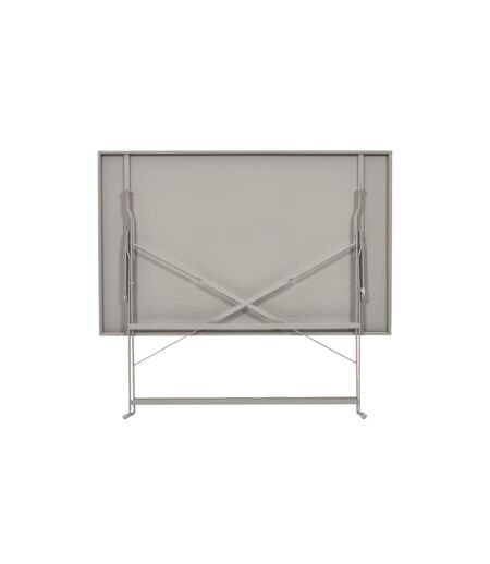 Table de Jardin Pliante Palerme 110cm Taupe