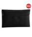 Pack of 2  Classic zip up pencil case  one size black Quadra