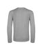 B&C Mens #E190 Cotton Blend Long-Sleeved T-Shirt (Sports Gray) - UTBC5671