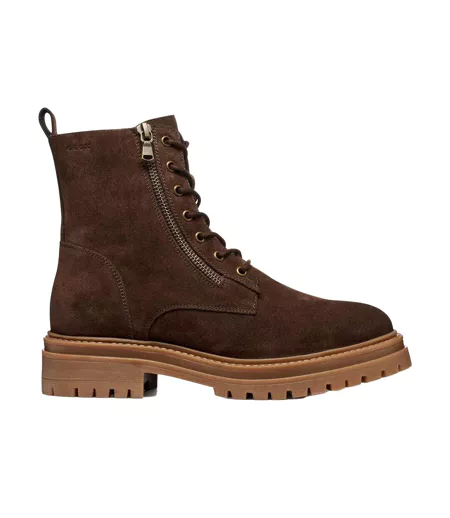 Bottines D Iridea F Femme Marron Foncé Geox