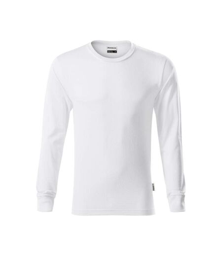 Mens Resist Long-sleeved T-shirt White Rimeck