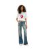 T-shirt Motif/style Fraise Femme Écru Tommy Jeans-4