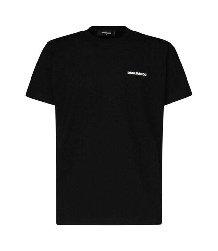 T-shirt Motif/style Pour Carte Homme Noir DSquared2