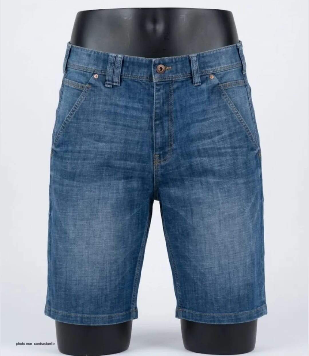 Bermuda en jean CHALLENGER IBIS2 : le short en denim stretch au confort inégalé-3