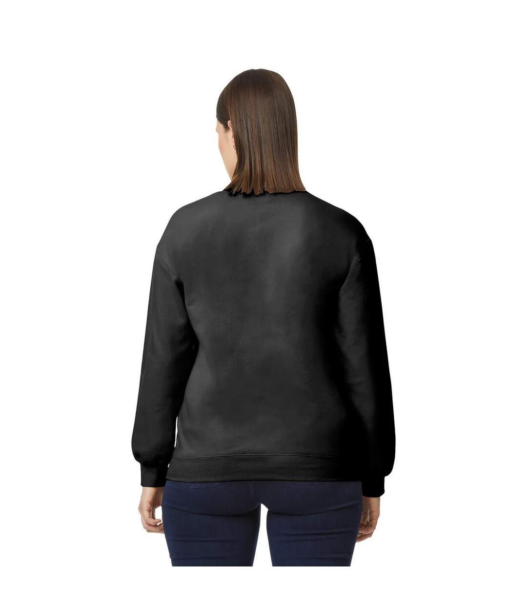Sweat Softstyle Adulte Noir Gildan-3