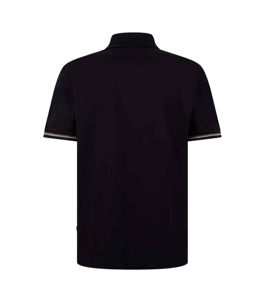Mens Regular Polo Shirt Black Boss-2