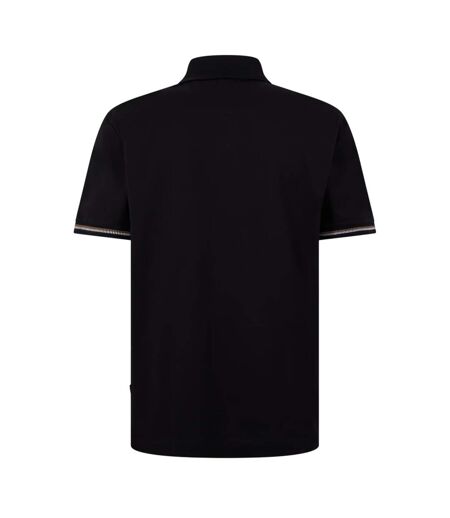 Mens Regular Polo Shirt Black Boss